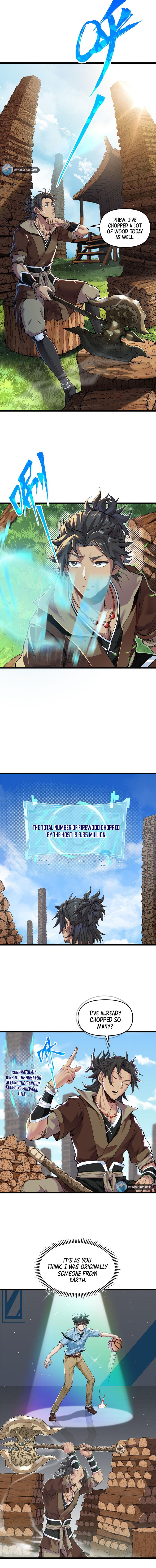 After Ten Years of Chopping Wood, Immortals Begged To Become My Disciples Chapter 1 Image 2