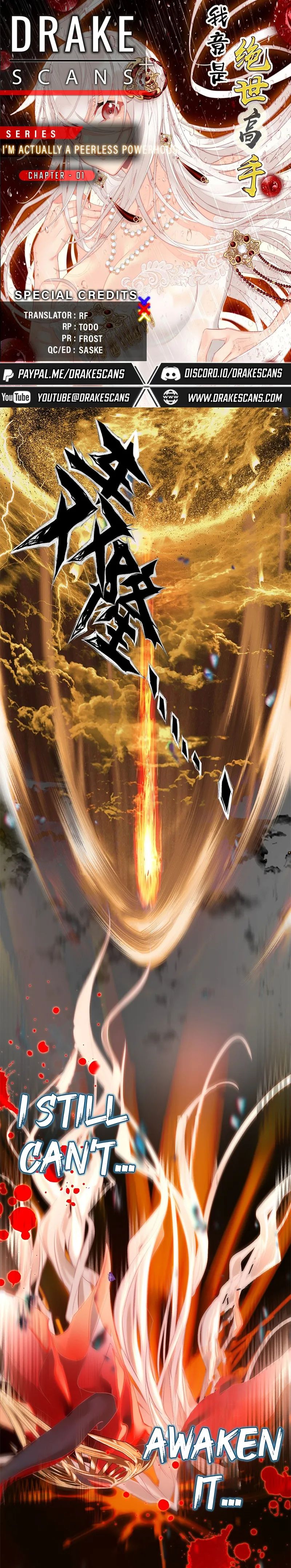 I’m Actually A Peerless Powerhouse Chapter 1 Image 1