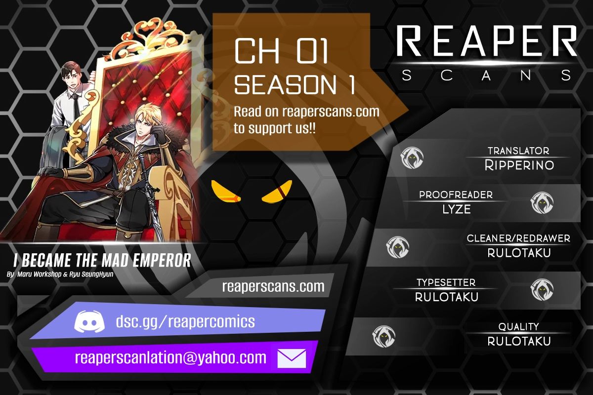 I Became the Mad Emperor Chapter 1 Image 1