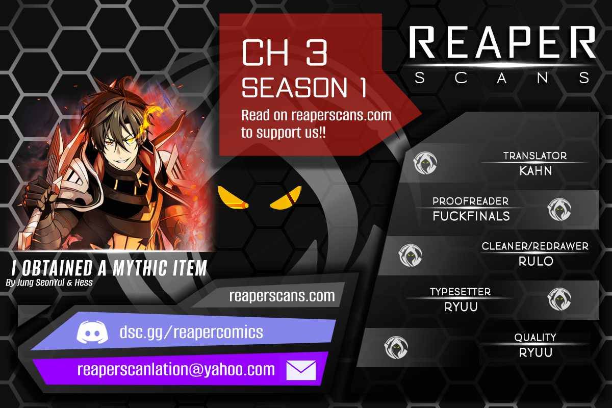 I Obtained a Mythic Item Chapter 3 Image 1