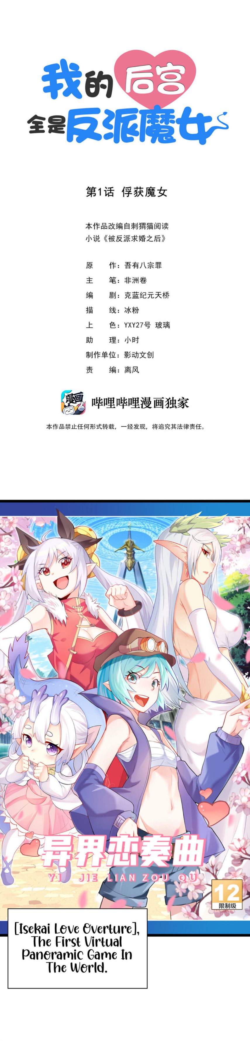 My Harem Is Entirely Female Demon Villains Chapter 1 Image 1