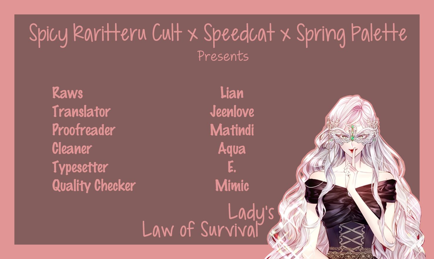 The Lady’s Law of Survival Chapter 3 Image 1